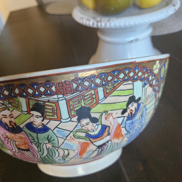 Nián qián zhì lóng Vintage Antique Chinese Porcelain Dish Bowl Older Piece - Picture 11 of 16